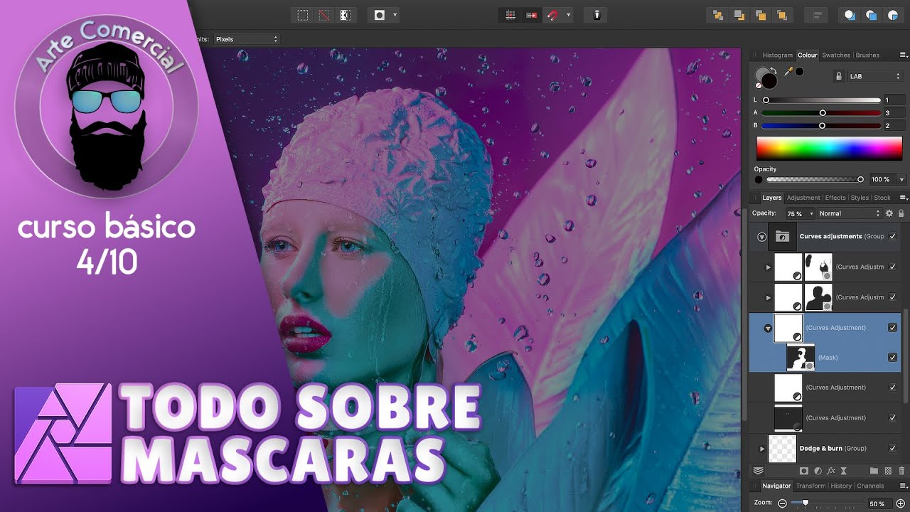 Como Crear y Usar Máscaras en Affinity Photo - Español