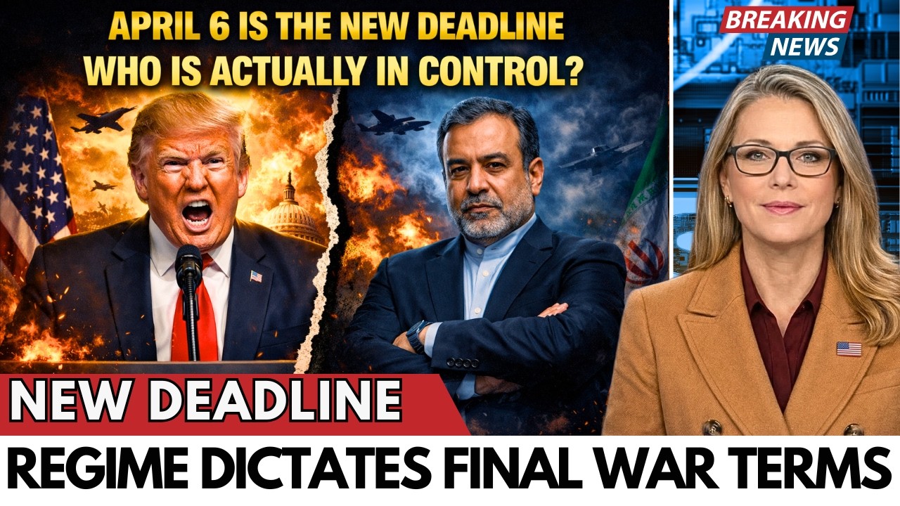 TRUMP EXTENDED THE DEADLINE. APRIL 6 IS THE NEW DATE. IRAN SAYS IT WILL END THE WAR ON ITS OWN TERMS