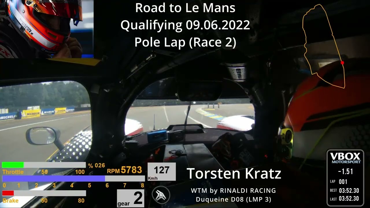 Onboard Pole Lap – 09.06.22 Road to Le Mans Qualifying | Le Mans