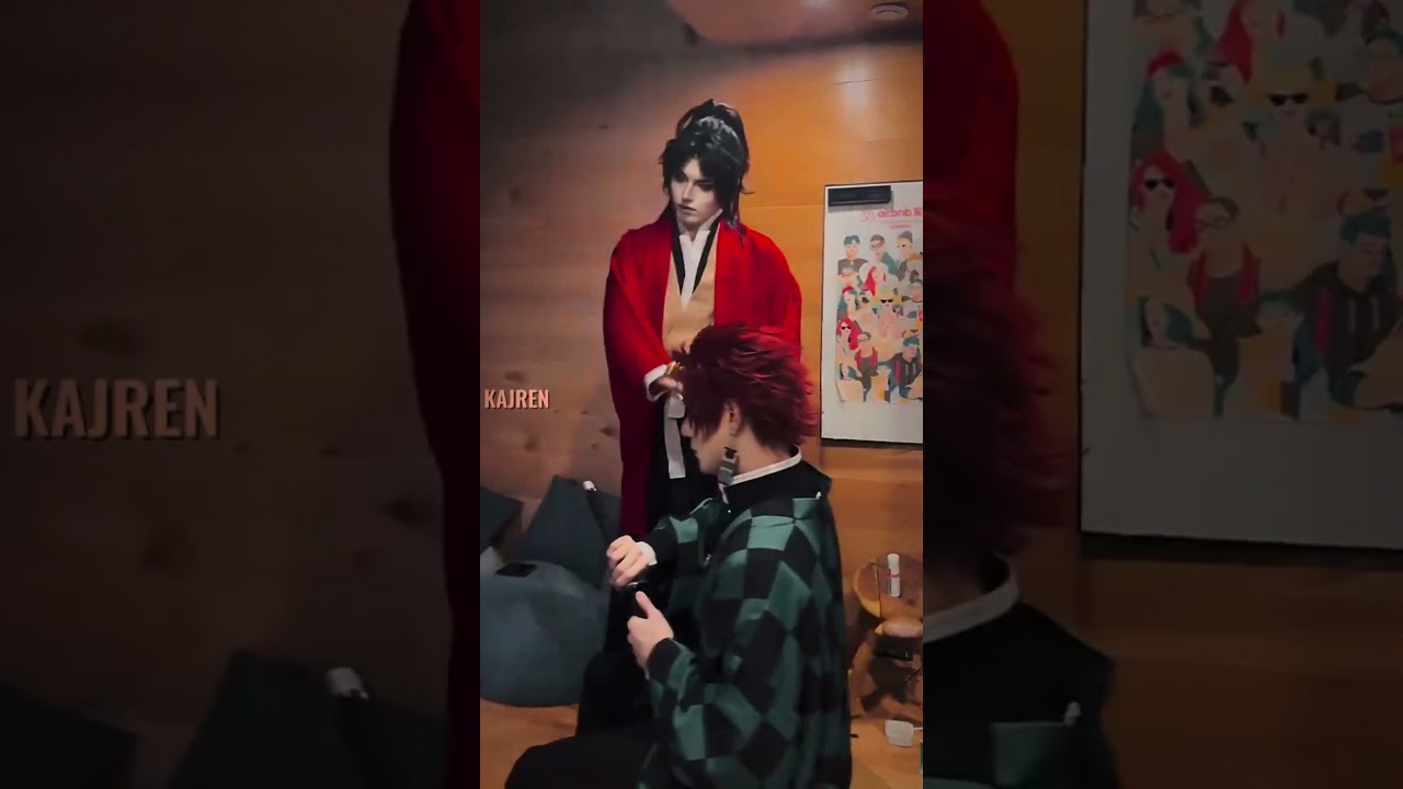 Muzan Shocked by Yoriichi & Tanjiro 😱⚡#cosplay #nezukochan #kimetsunoyaiba #demonslayer
