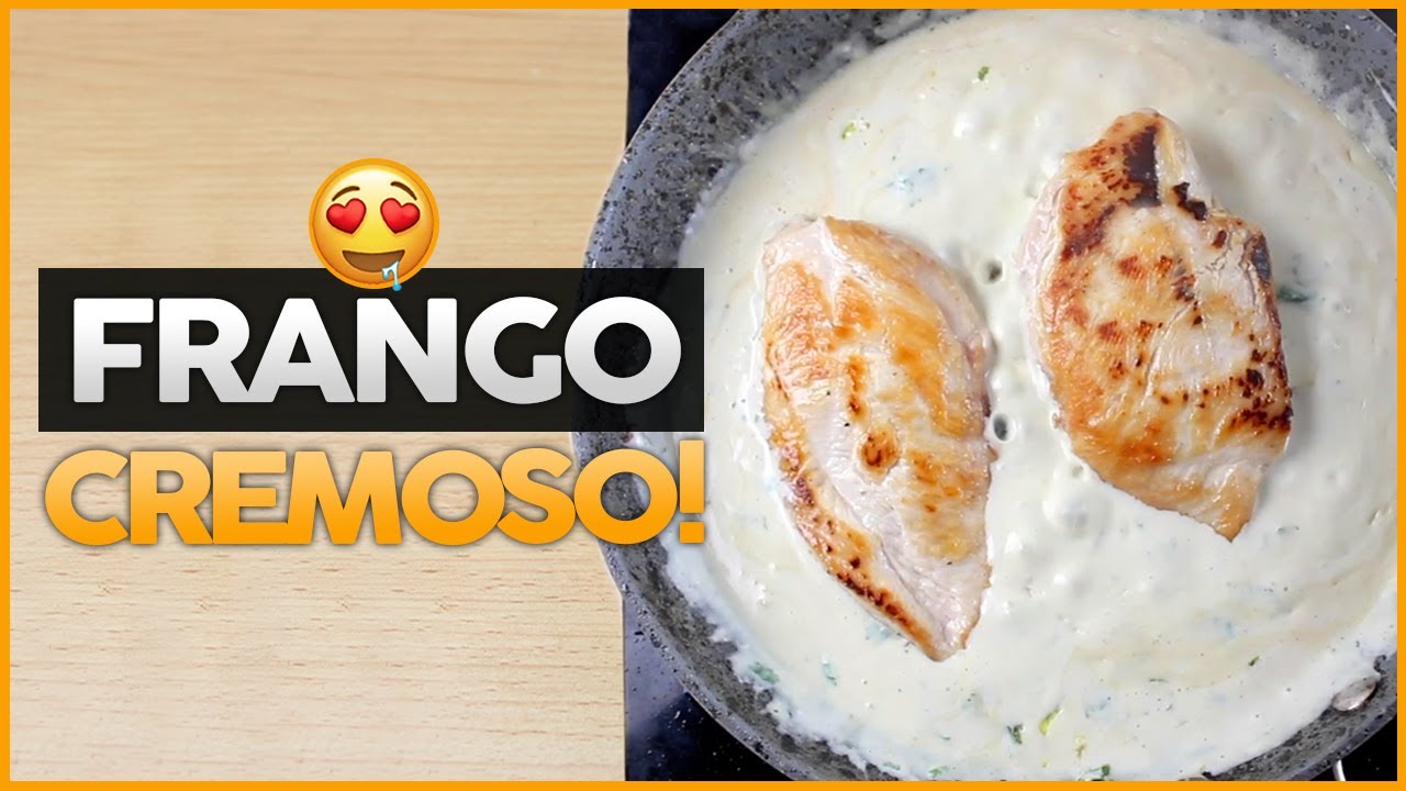 FRANGO CREMOSO DE QUEIJO COM LIMÃO! Substitua seu Almoço por esse Saudável!