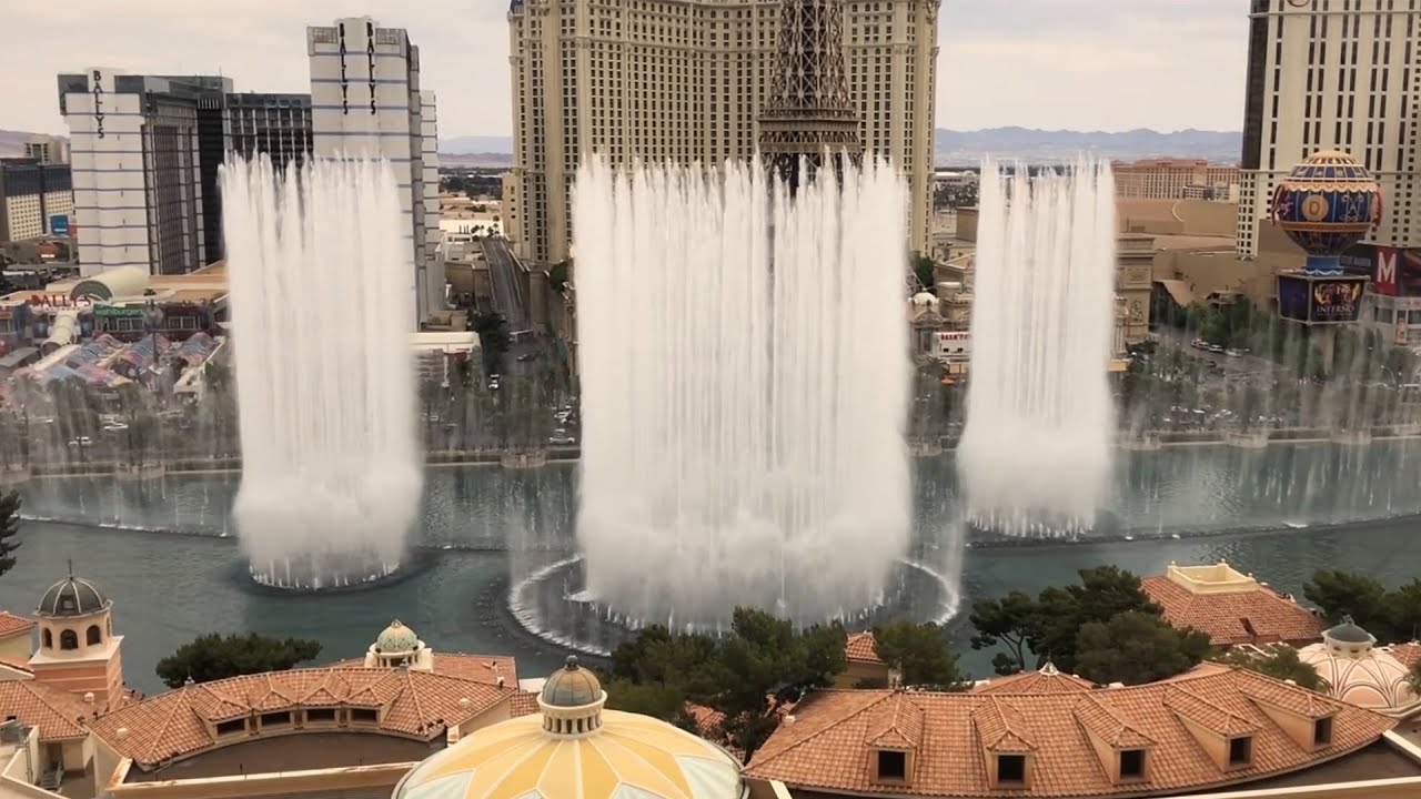 Bellagio Fountains: Singing In The Rain (2018) Fountain Room View