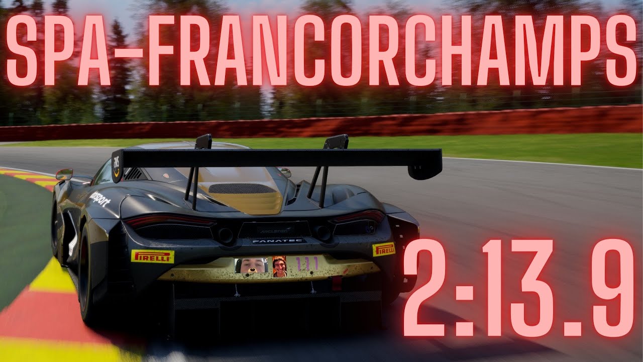 NEW MCLAREN BOP SPA HOTLAP | 2:13.9 | 2.8GB OF RAW FOOTAGE | ACC