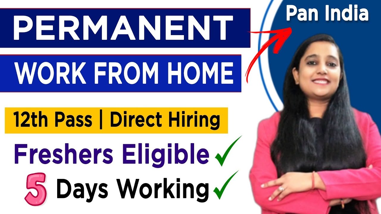 Permanent Work From Home Jobs | MNC Job Vacancy 2022 | Fresher Jobs 2022 | Work From Home Jobs