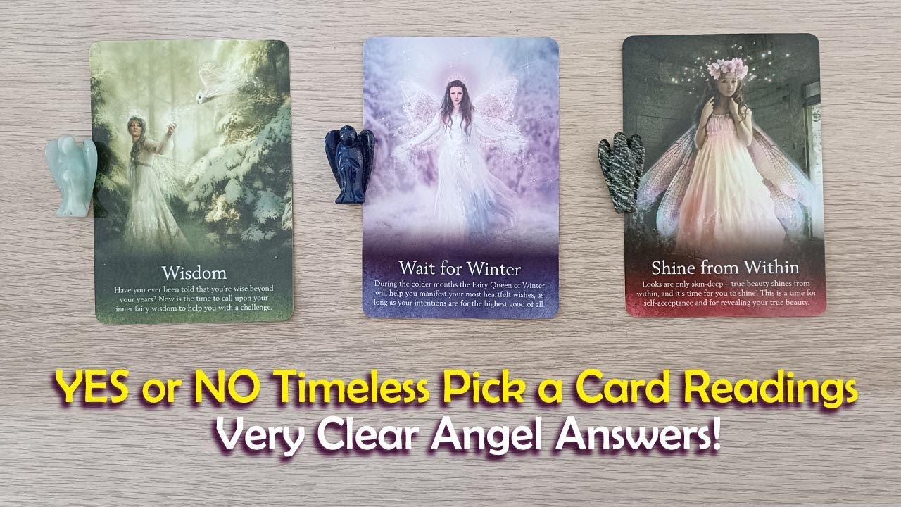 YES NO Answers from Your Angels... VERY CLEAR ANSWERS!😇🪽😇 #pickacardtarotreading  #timelessreading