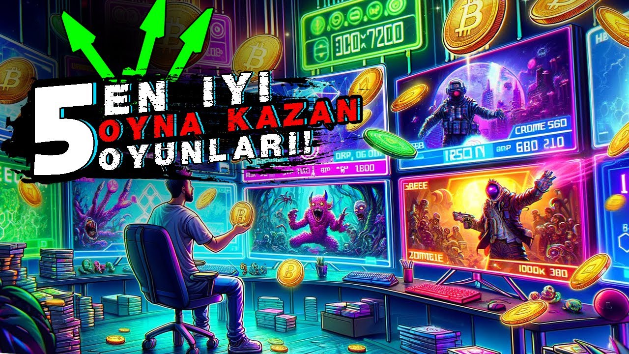 EN İYİ 5 COIN VE NFT KAZANMA OYUNU! (HEM EFSANE SARIYOR HEM PARA KAZAN!)