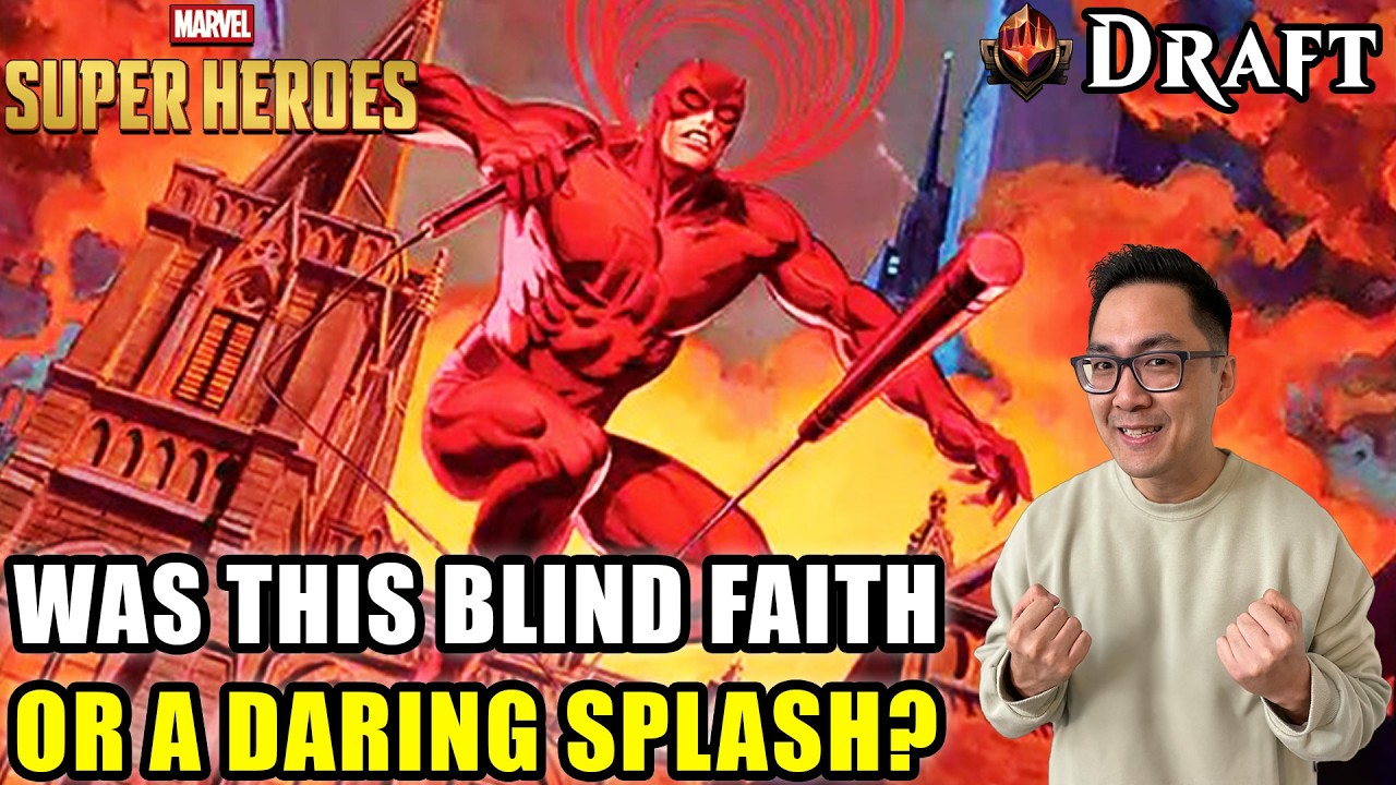 Was This Blind Faith Or A Daring Splash? | Marvel Super Heroes Draft | MTG Arena