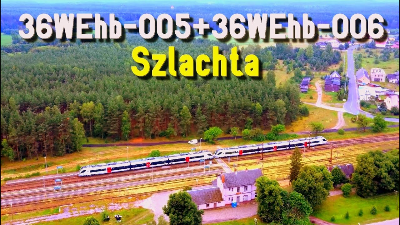Nowe pomorskie hybrydy w Szlachcie! 36WEhb-005 i 36WEhb-006 // New NEWAG EMU-DMU hybrids in Szlachta
