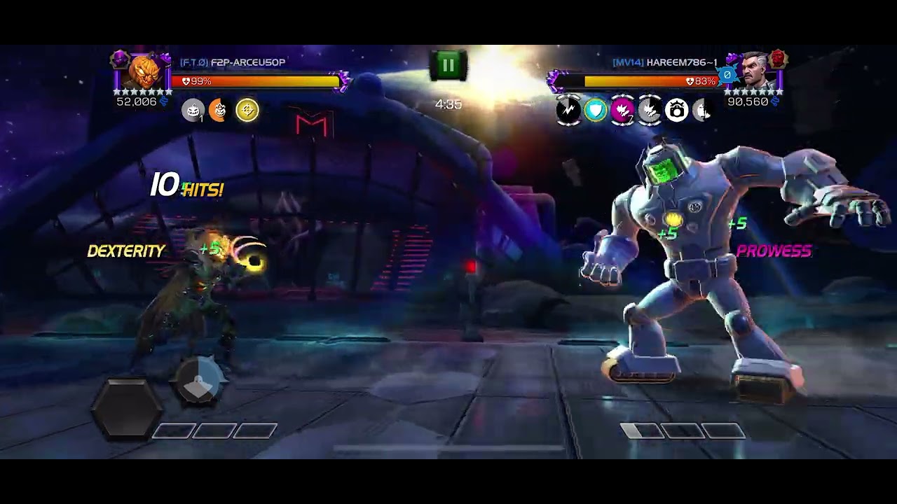 Node 43 Jack O&rsquo;Lantern vs Spider Slayer(JJJ) | Mcoc