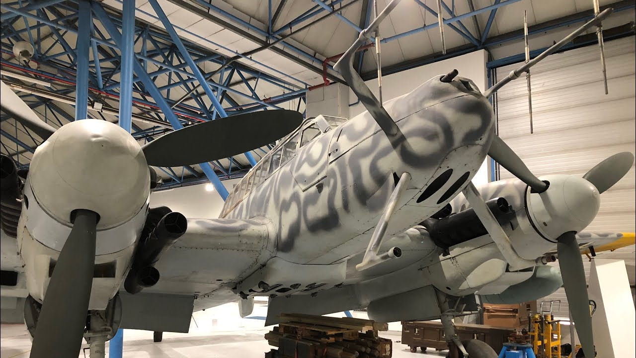 RAF MUSEUM LINDON / Messerschumitt Bf-110 G-4 Walk  / 360&rsquo; Walk Around