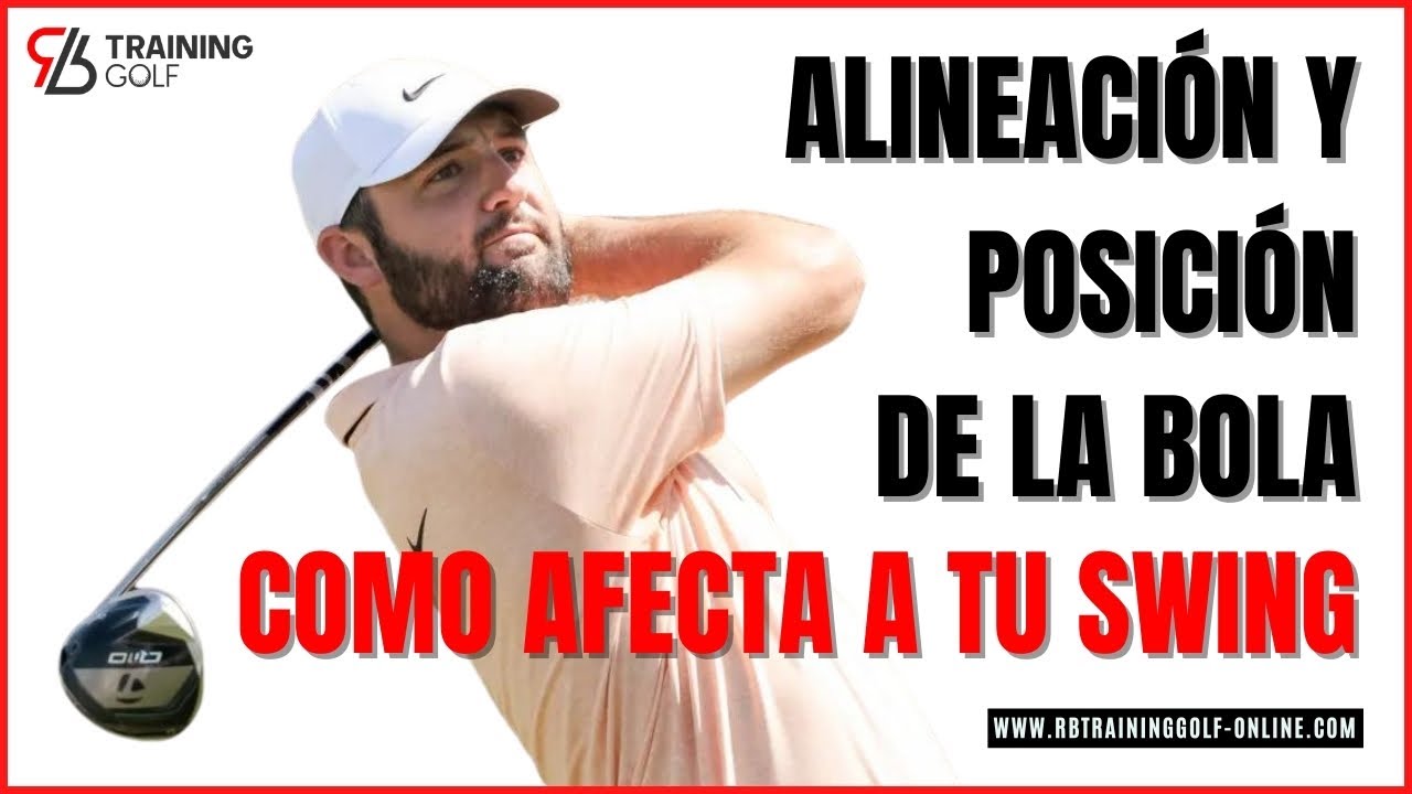 LA MEJOR ALINEACION Y POSICION DE LA BOLA EN GOLF