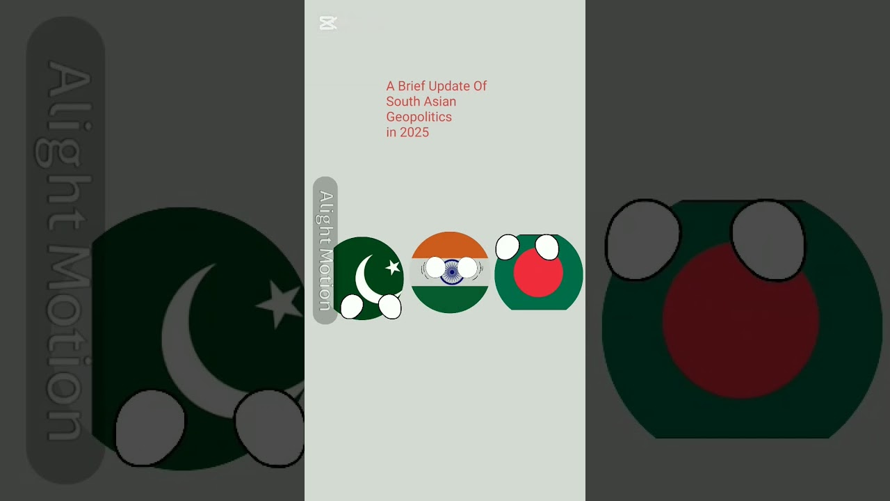 A Brief Update Of South Asian Geopolitics In 2025 |sound-@PolandballOfficialYT |#countryballs