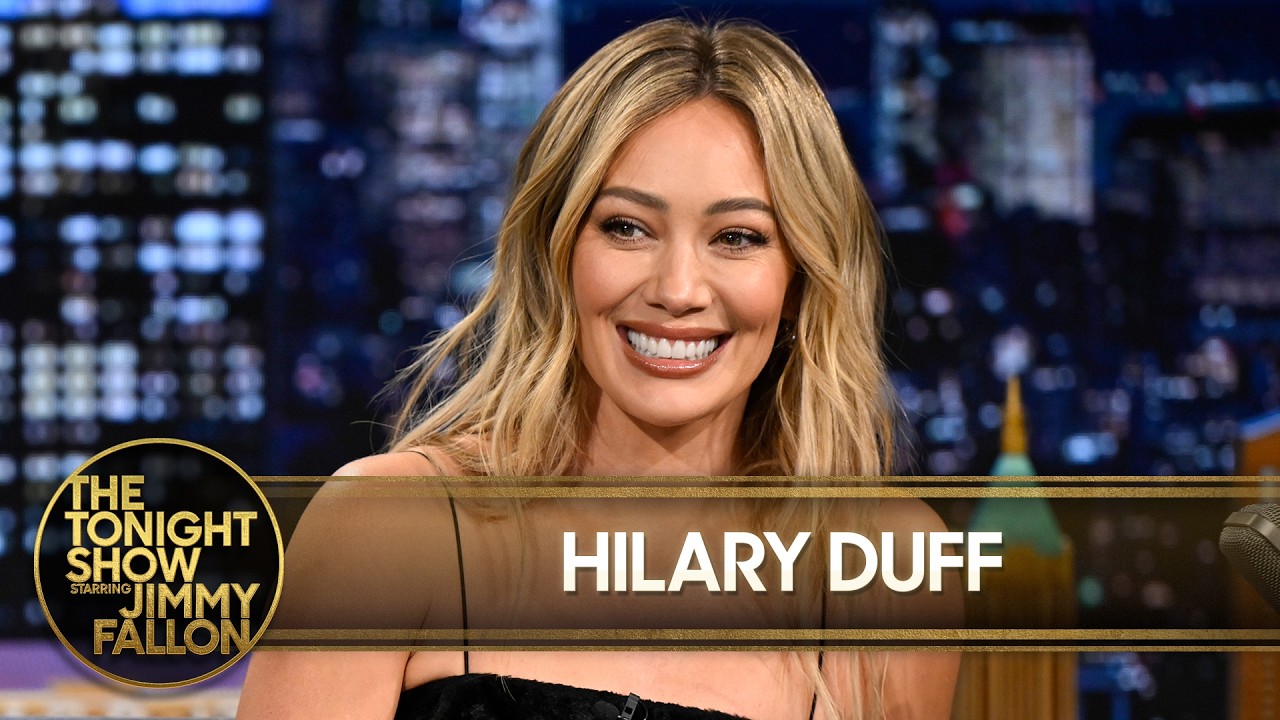 Hilary Duff Teaches Jimmy Her 