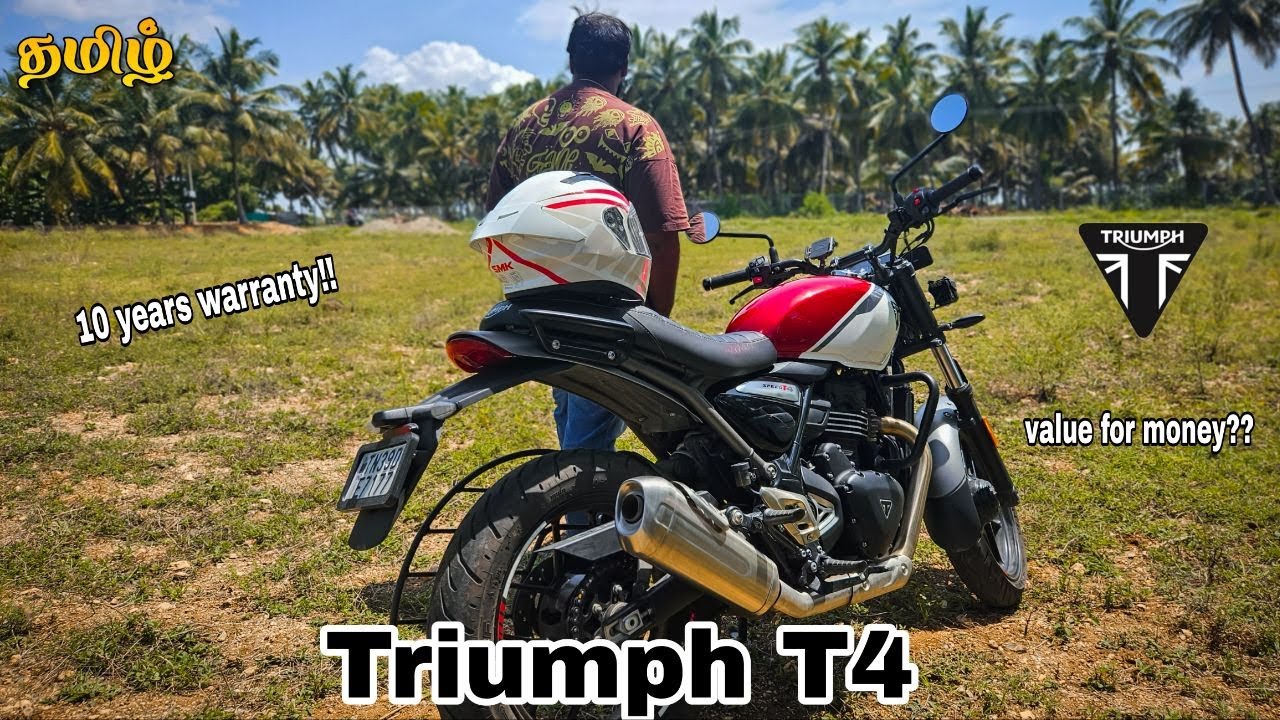Triumph T4 review in tamil