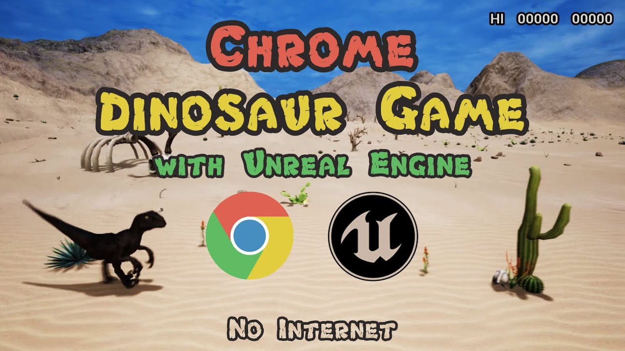 I Made Chrome Dinosaur Game in Unreal Engine 4