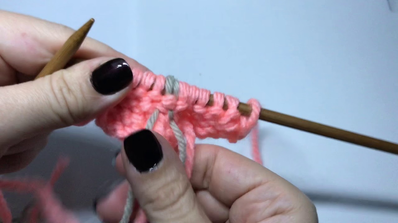 Como tejer en técnica INTARSIA