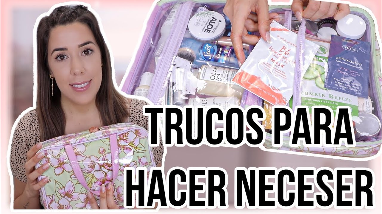 TRUCOS para hacer NECESER DE VIAJE y NO LLEVAR de más 😅