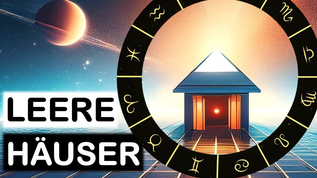 Was LEERE Felder in deinem Horoskop bedeuten (Astrologie Basis)