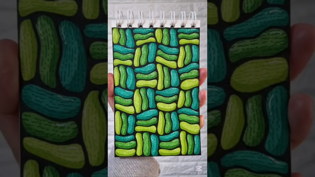 Easy Zendoodle Idea! #artforbeginners #zendoodle #zenpatterns #abstractart #doodleart #zenart #art