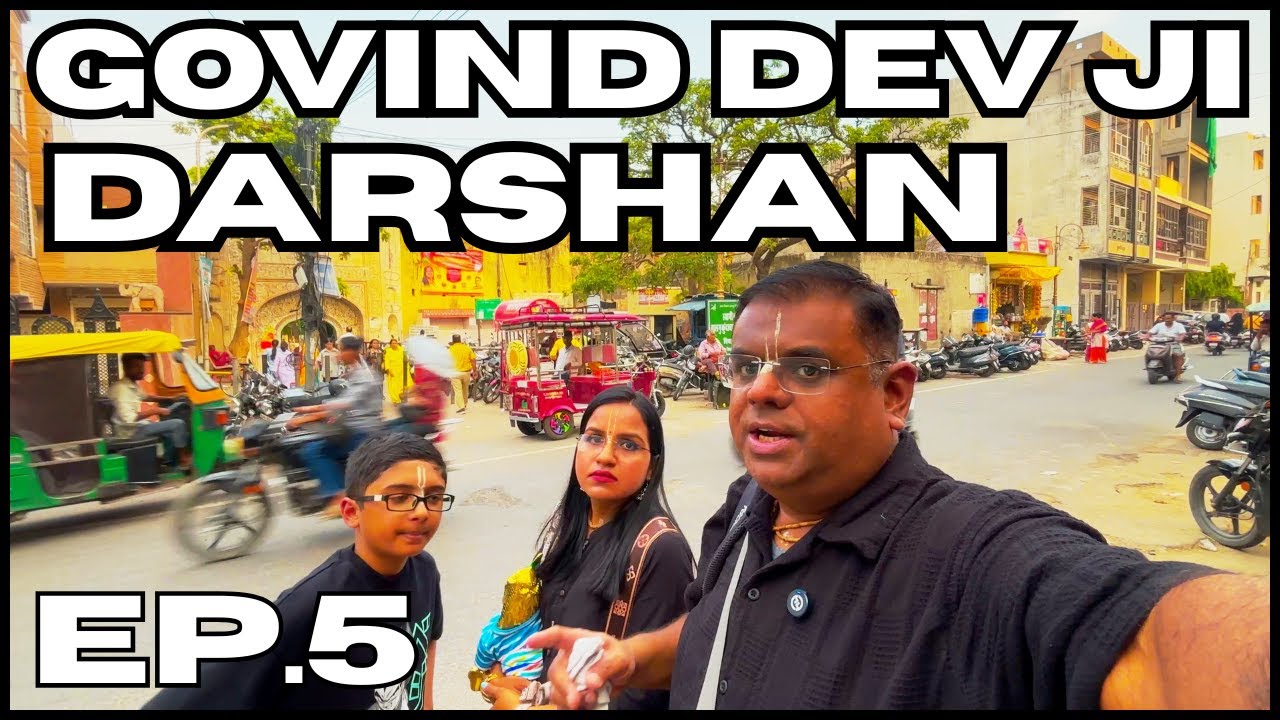 Shri Govind Dev Ji Temple Darshan | Jaipur Evening Vibes | Lucknow to Barsana Series EP 5