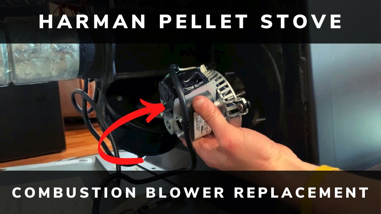 Harman Pellet Stove Combustion Blower Exhaust Fan Motor Replacement