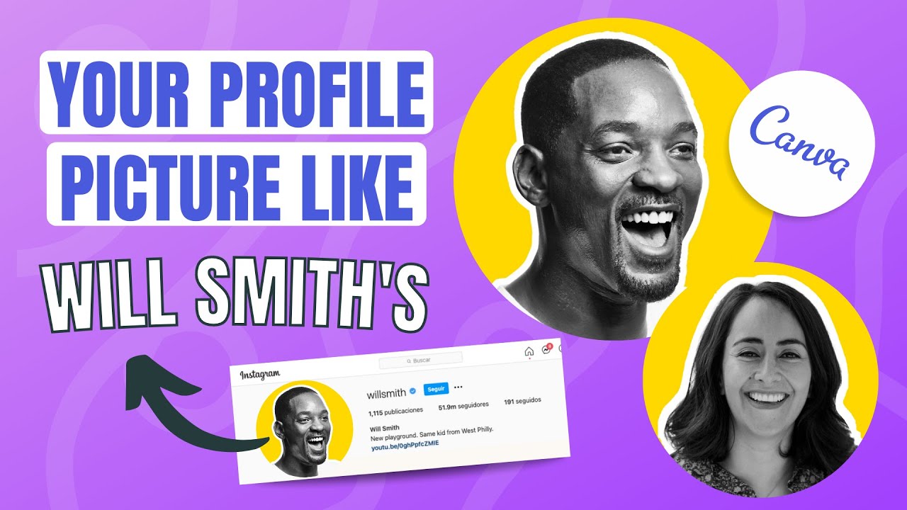 How to Create a Cool Profile Picture in Canva 😎