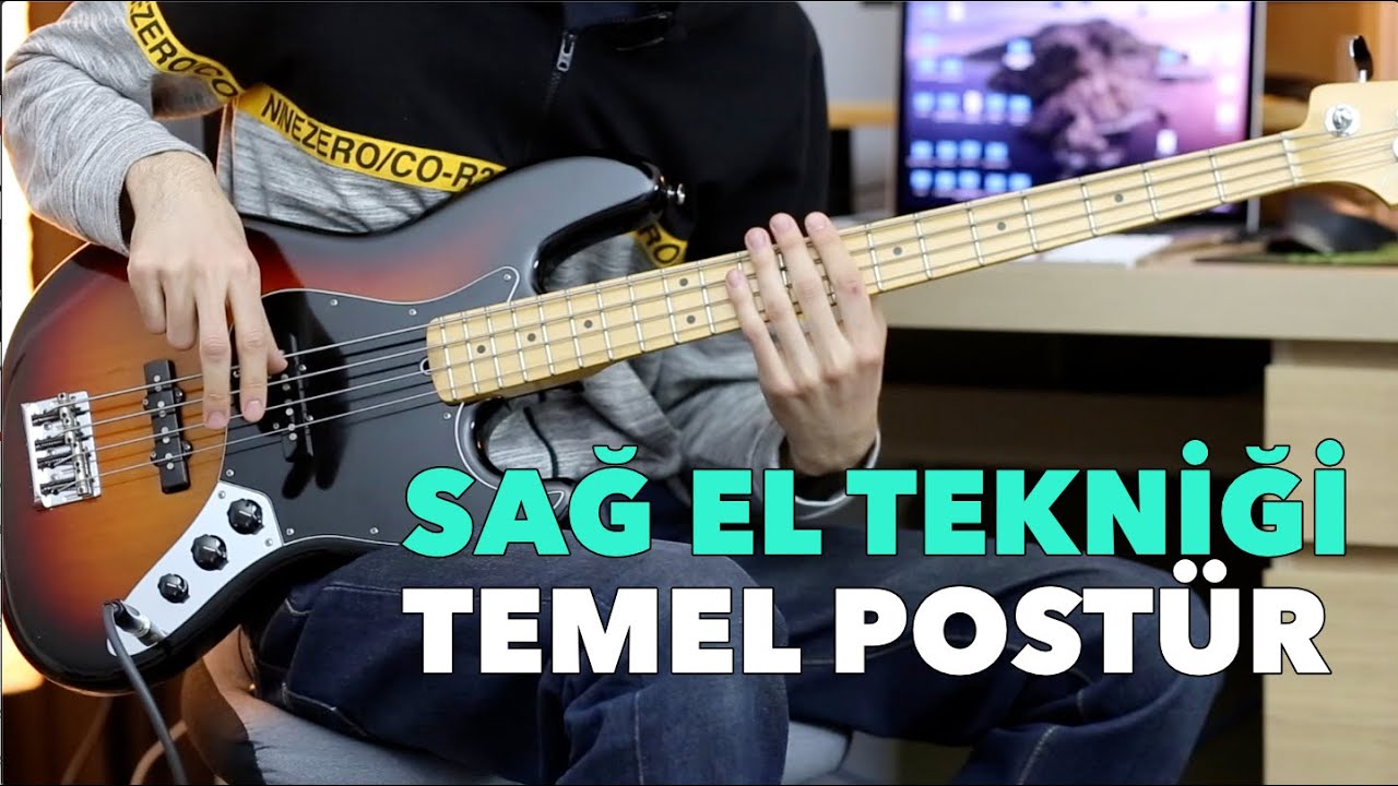 Temel Sağ El Tekniği Ve Oturuş | Bas Gitar Dersi