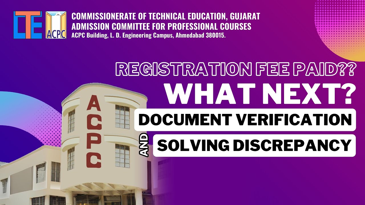 ACPC | Online Document Verification and Solving Discrepancy