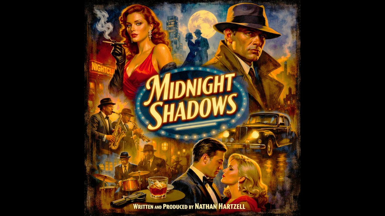 Midnight Shadows | 1950s Big Jazz Band Noir Halloween Ballad