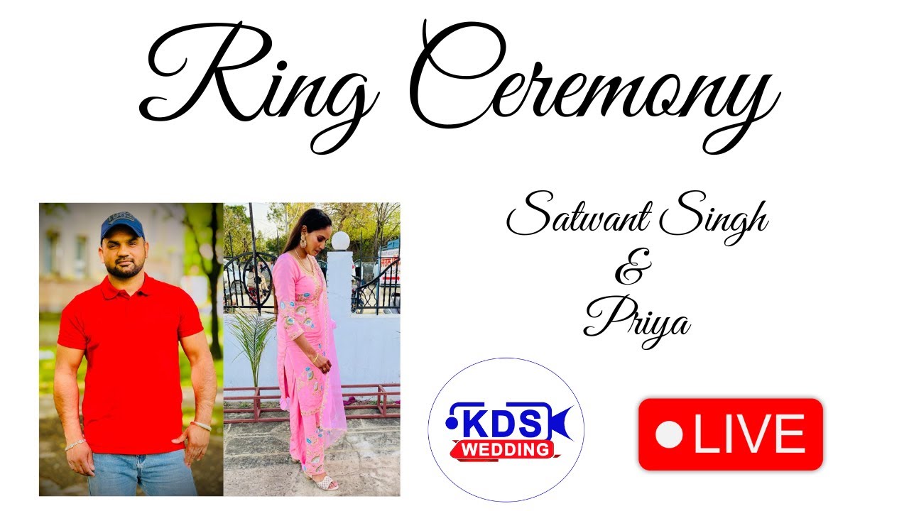 Ring Ceremony Live II Satwant Singh & Priya || Kds Wedding Spain || Mob: 0034632235750