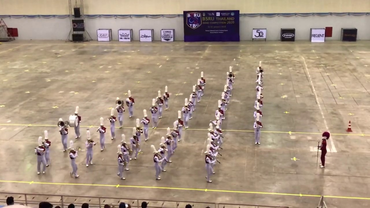 วงโยธวาทิต รร.มัธยมวัดสิงห์ Marching Parade #BSRU #TBC2020