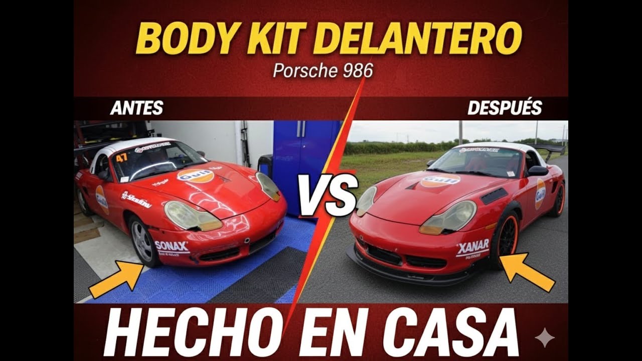 BODY KIT CASERO Y BARATO PARA MI PORSCHE DE CARRERAS | 986