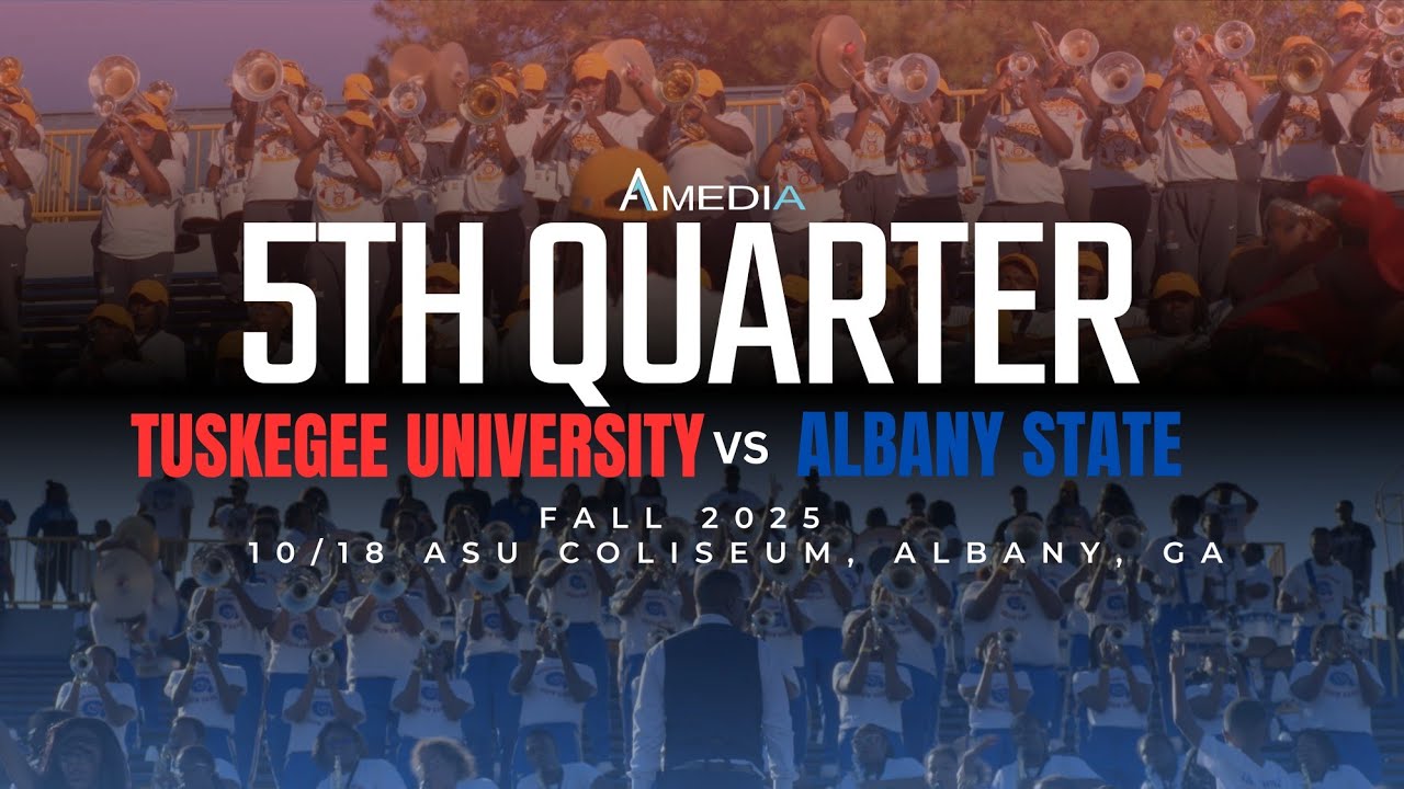 Albany State vs Tuskegee University 5th Quarter | 2025 ASU Homecoming | 4K 2160p 🔥🎥🎬‼️