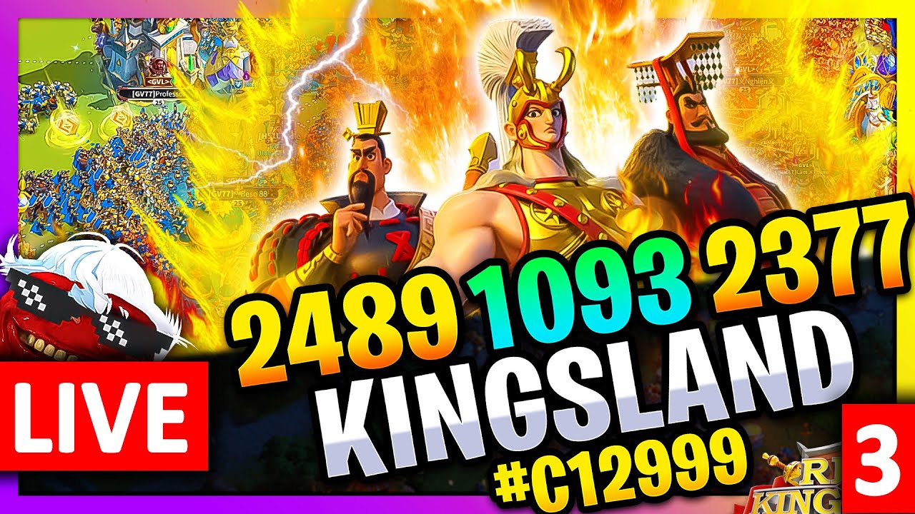 KINGSLAND: 2489 vs 1093 & 2377 vs Water 🔥 LIVE! 🔴 #C12999 (3)