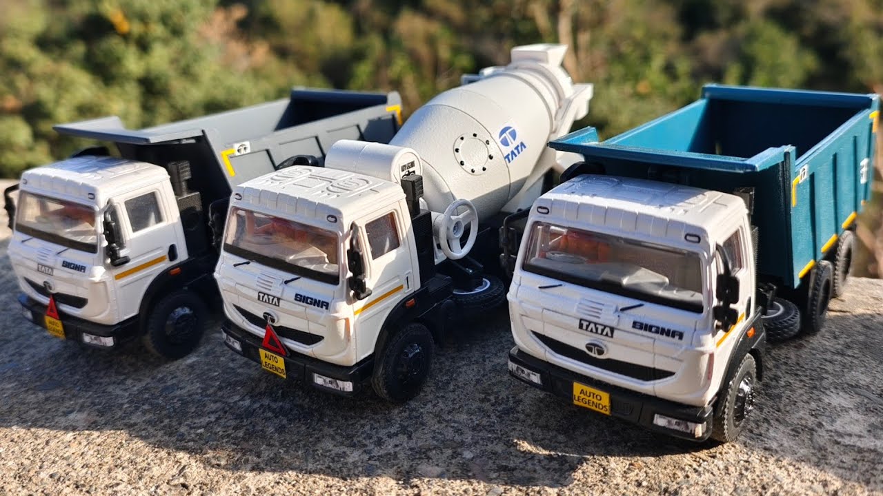 Customised Centy Toys Tata Trucks | Tata Signa | Cement Mixer Truck | Truck Videos | Auto Legends