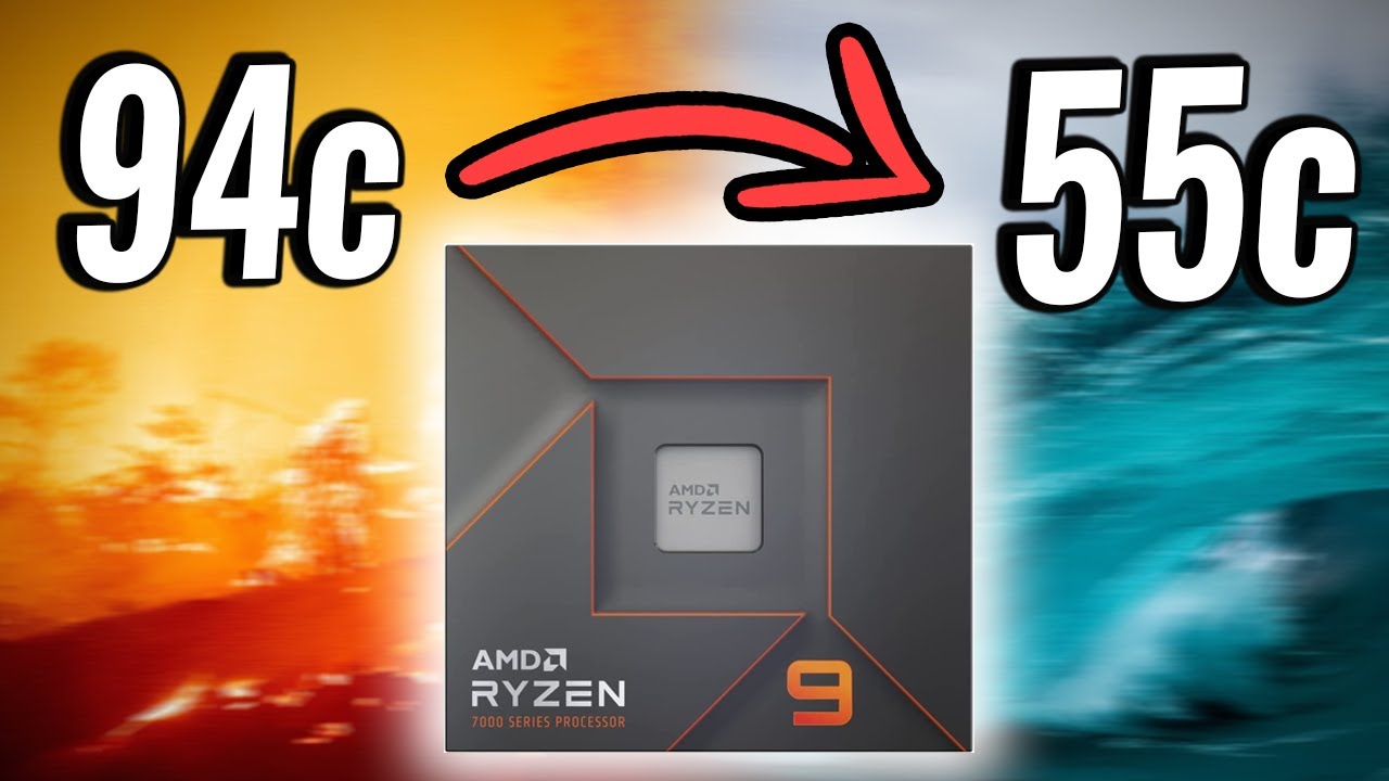 От 94 до 55 градусов Цельсия. Сделайте свой Ryzen 9 7950X ЛУЧШИМ!