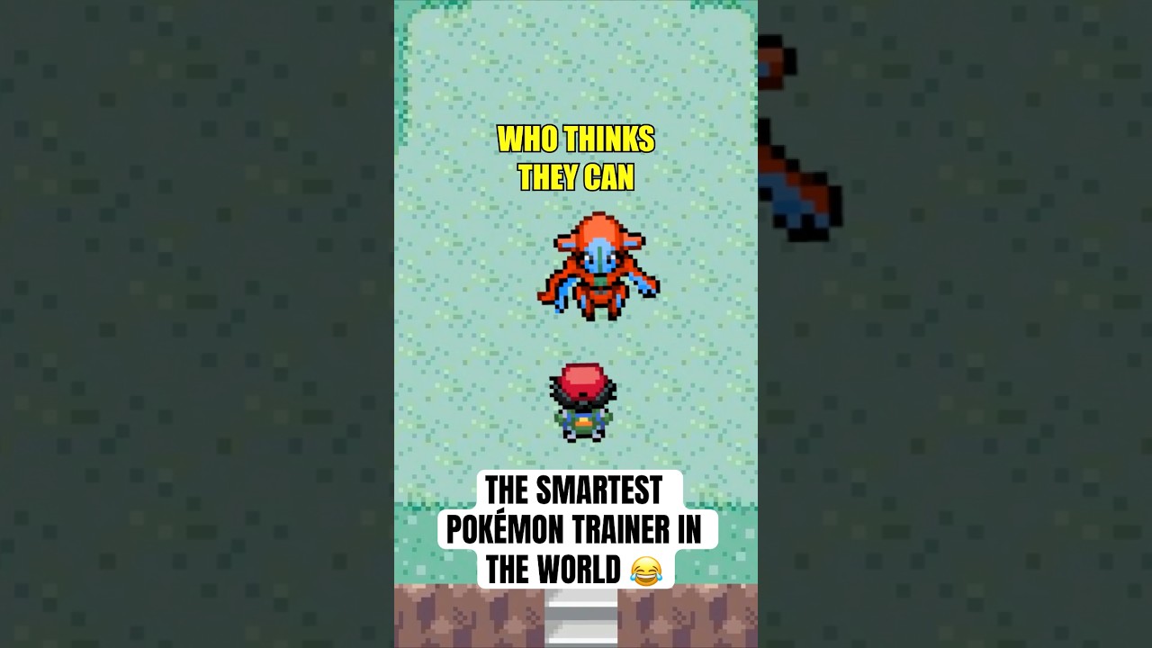 The smartest Pok&eacute;mon trainer in the world 😂 #pokemon #shorts