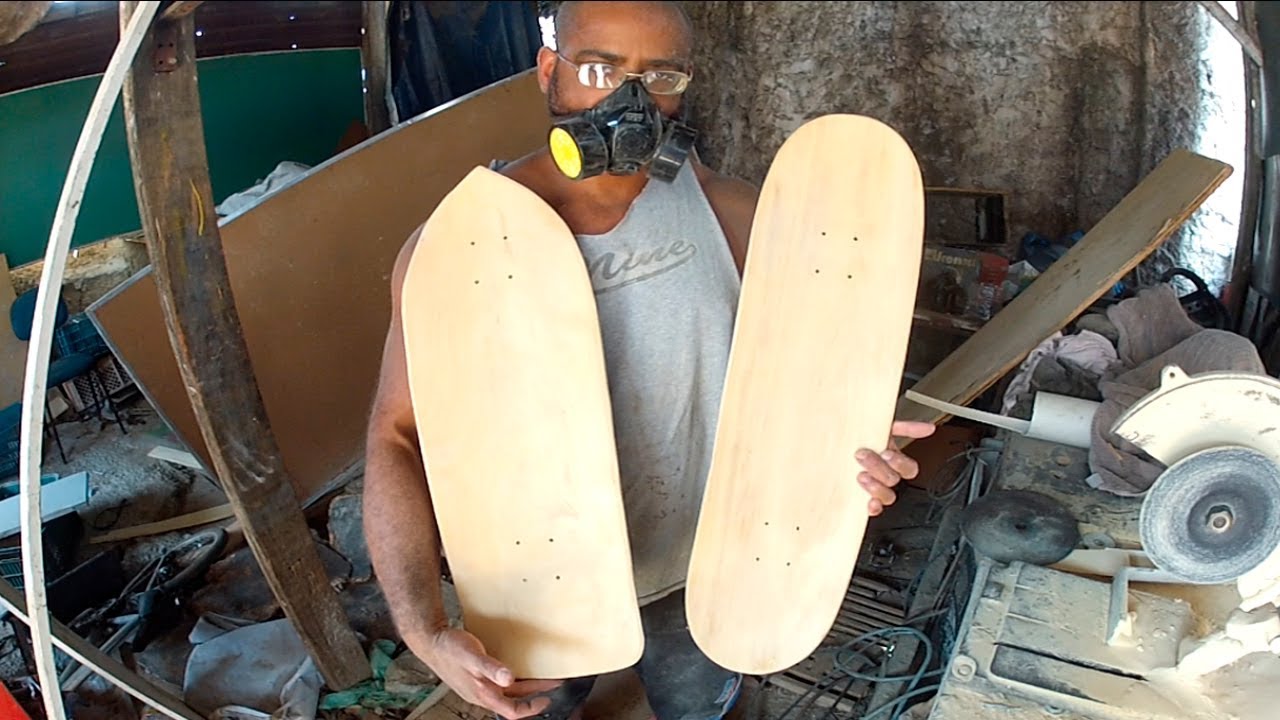 COMO FABRICAR SHAPES DE SKATE- PARTE 3
