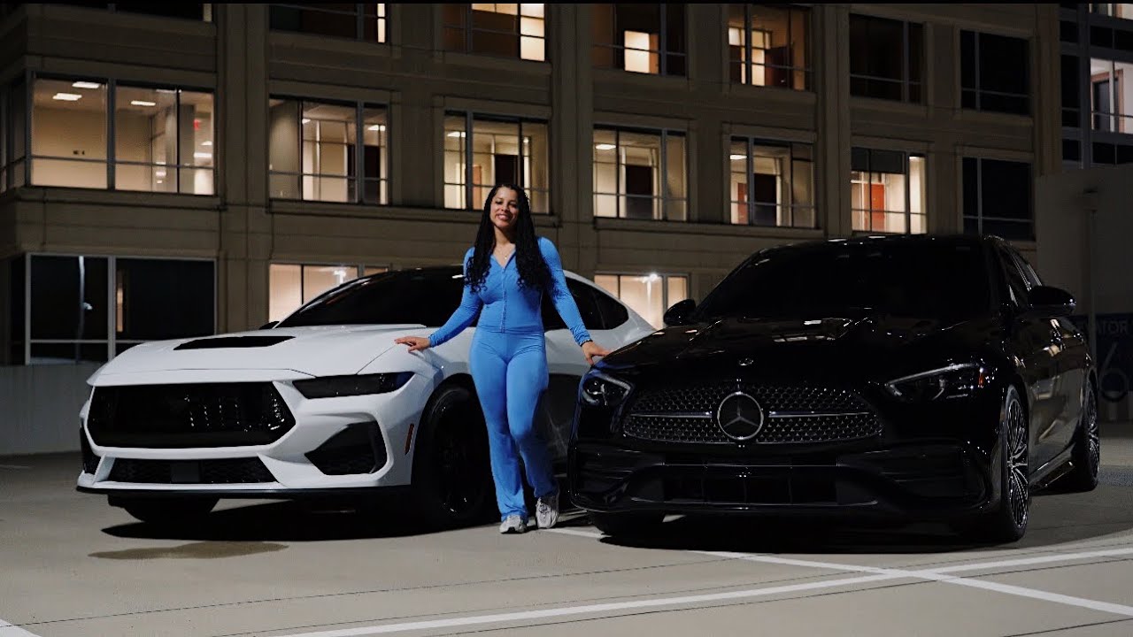 2024 car tour + updates! 2024 mercedes c300 + 2024 mustang gt