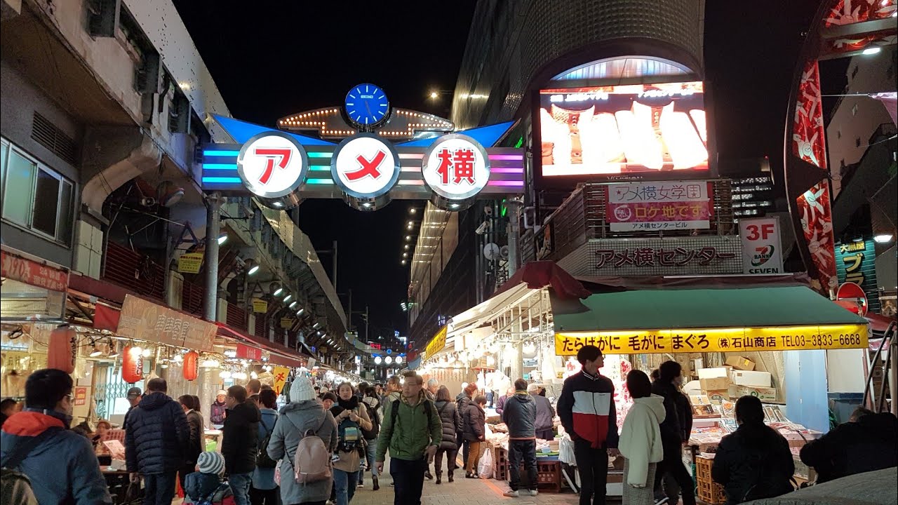 24 hours in Ueno Tokyo Japan| Ueno park and Zoo, Ameya-Yokochō&nbsp;and street food.