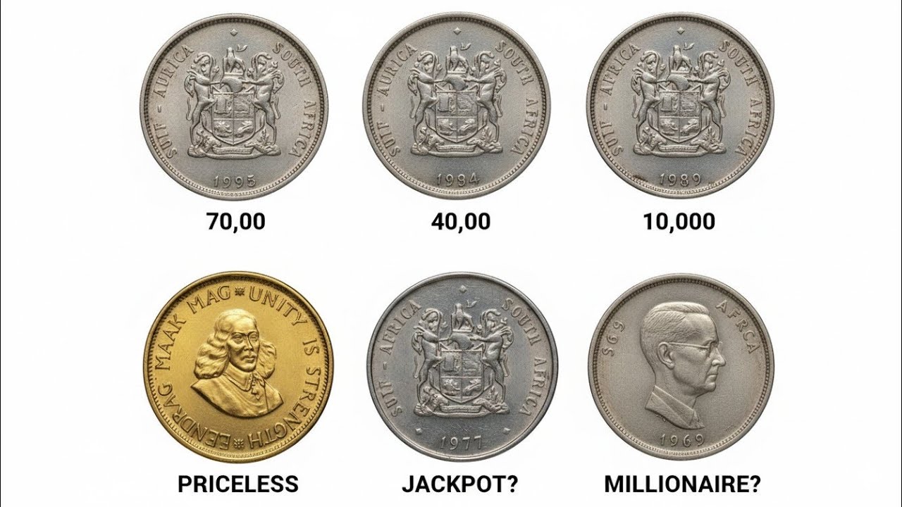 Every South African Coin Collector NEEDS These 6 Rare Rand Coins! Millions Value