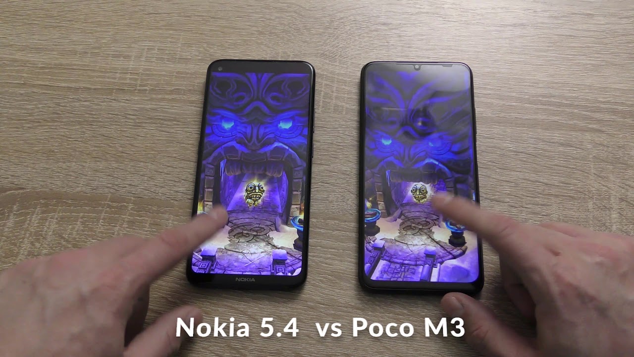 POCO M3 vs Nokia 5.4: Comparison - speed test and camera comparison