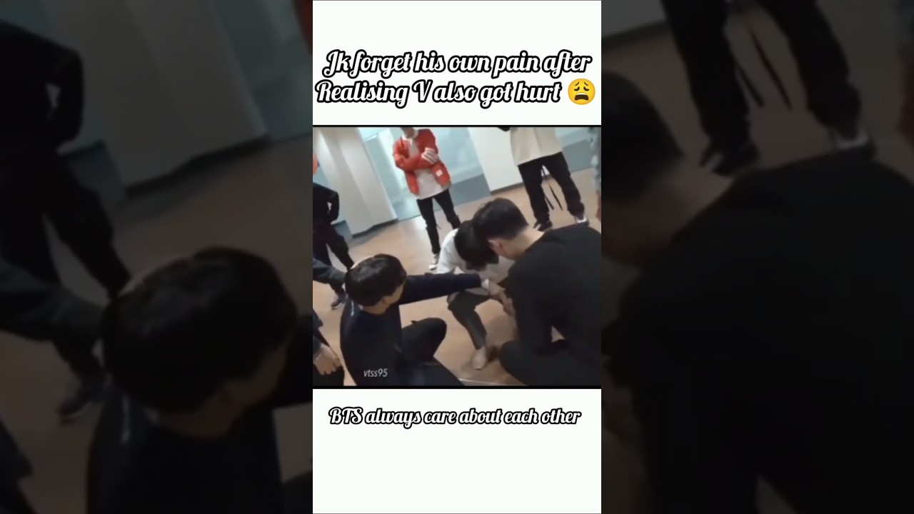 Jk forgot his pain for V ❤️ Run BTS 🔥 #bts #v #jk #tae #taekook #status #hot #trend #runbts