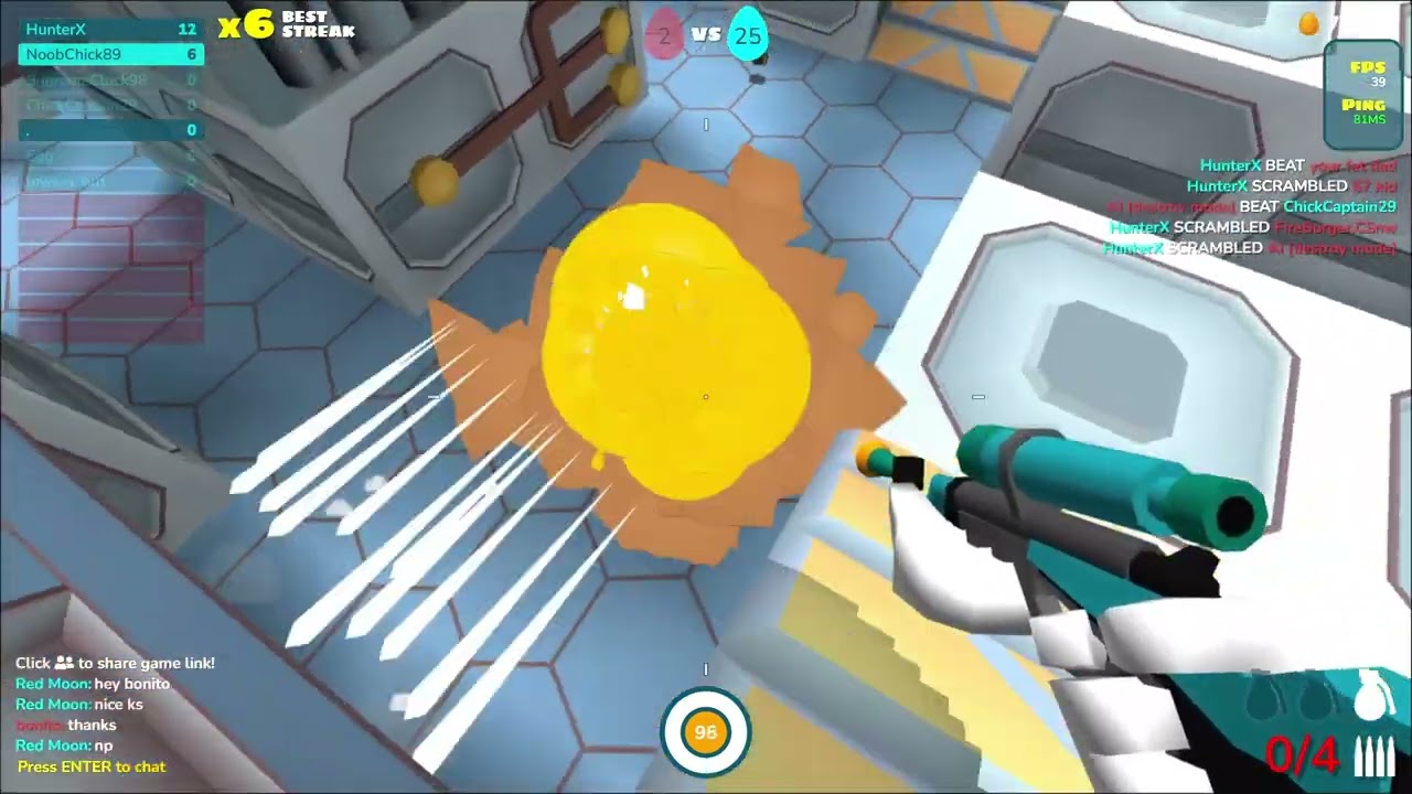 Weekly play on shell shockers