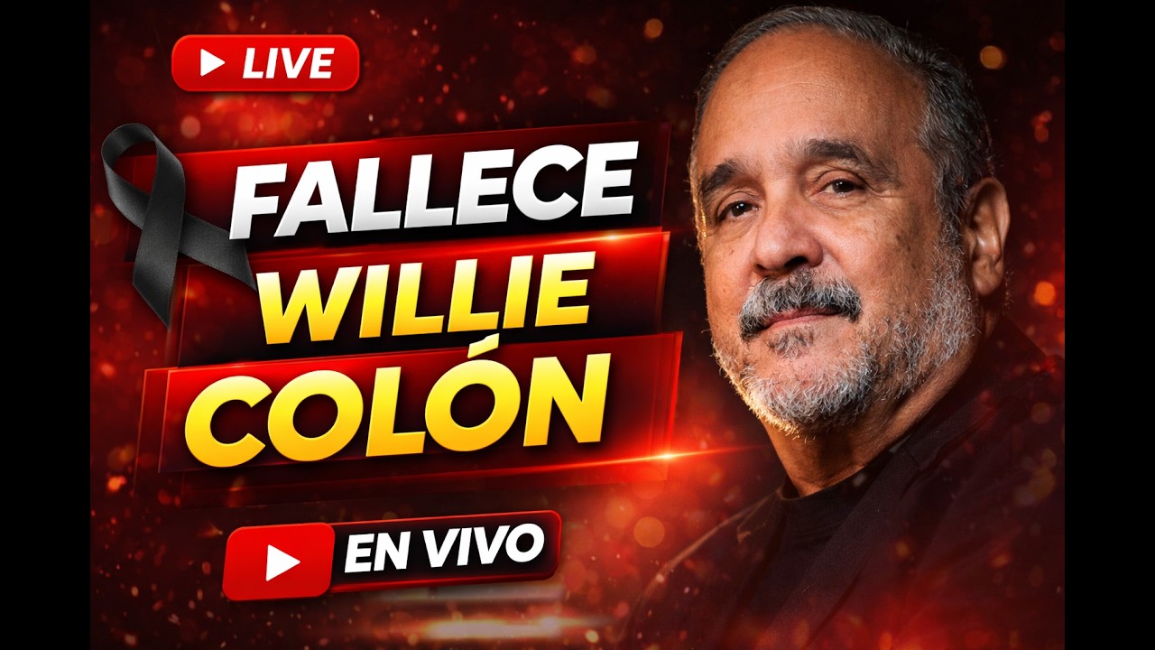 🔴 ÚLTIMA HORA | Muere Willie Colón, leyenda de la salsa