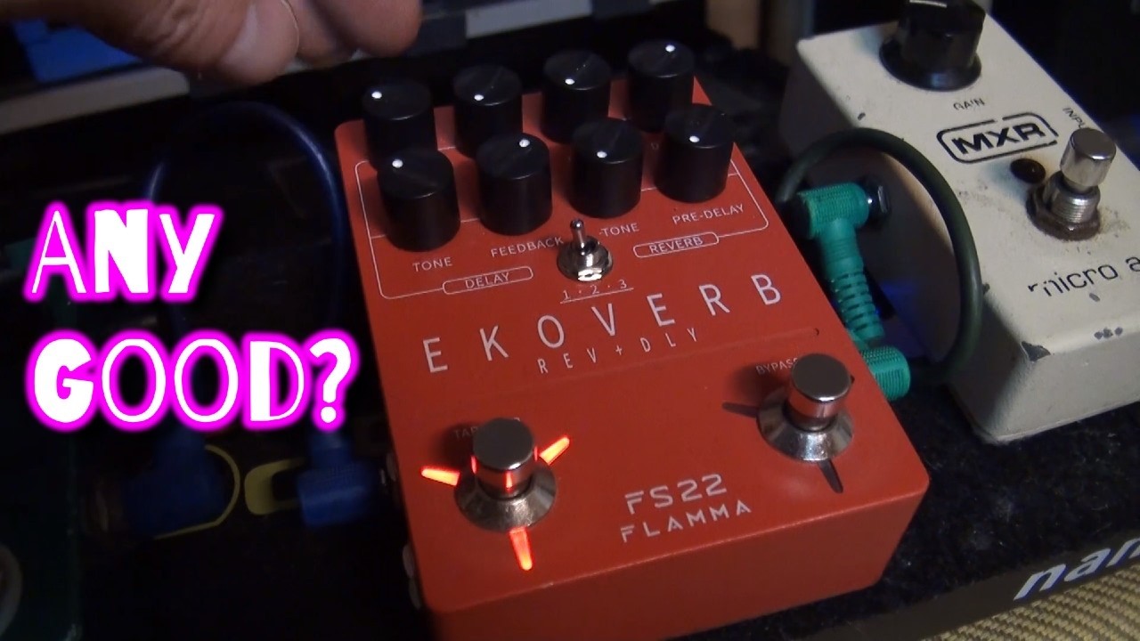 Обзор Flamma FS22 Reverb + Delay, самый дешевый Tap Delay на рынке.