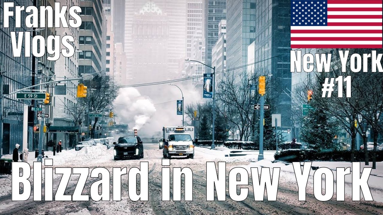 Blizzard in New York Schnee Spaziergang  durch den Central Park iPhone 13 Pro only Vlog 4K