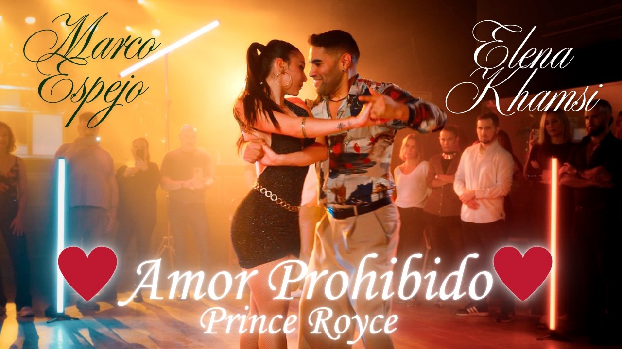 ❤️💖🌺 Marco Espejo & Elena Khamsi - Amor Prohibido, Prince Royce 🌺❤️💖 Sala Madison, Bachata Valencia