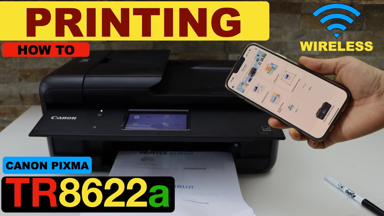 Печать Canon Pixma TR8622a, настройка двусторонней печати, печать по длинному краю.