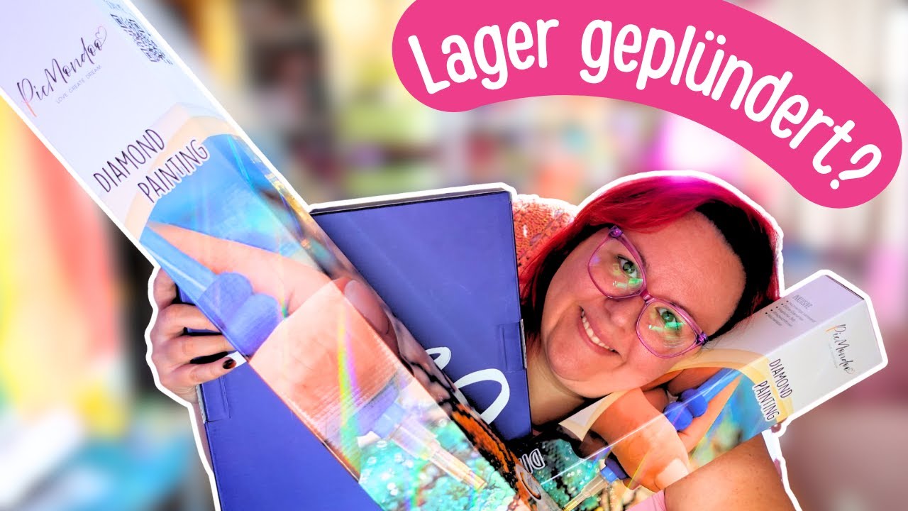 XXXL Unboxing von Picmondoo 📦 3 neue Diamond Paintings & ✨geniales✨ Zubehör